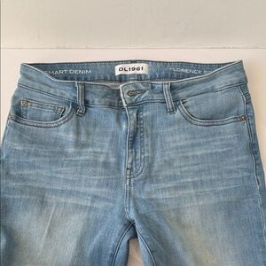 DL1961 Blue Denim Jeans FLORENCE INSTASCULPT smart denim maternity Whitman 30